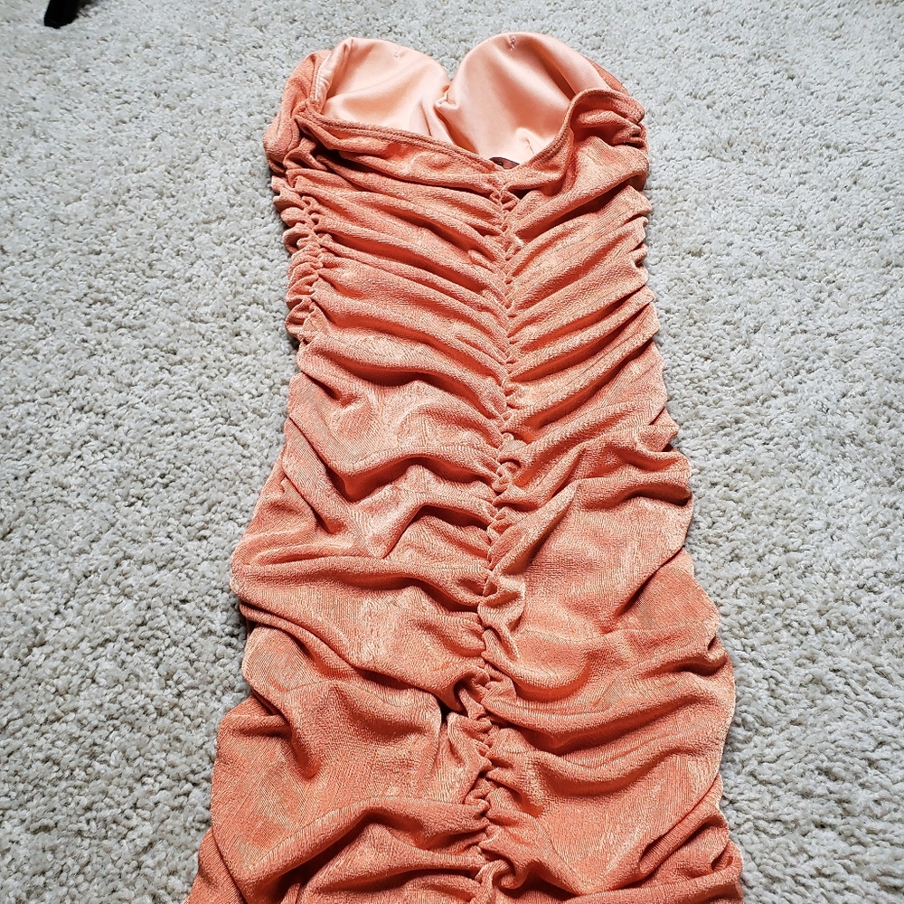 Boutique Bodycon Dress - Blue S. - Picture 6 of 6